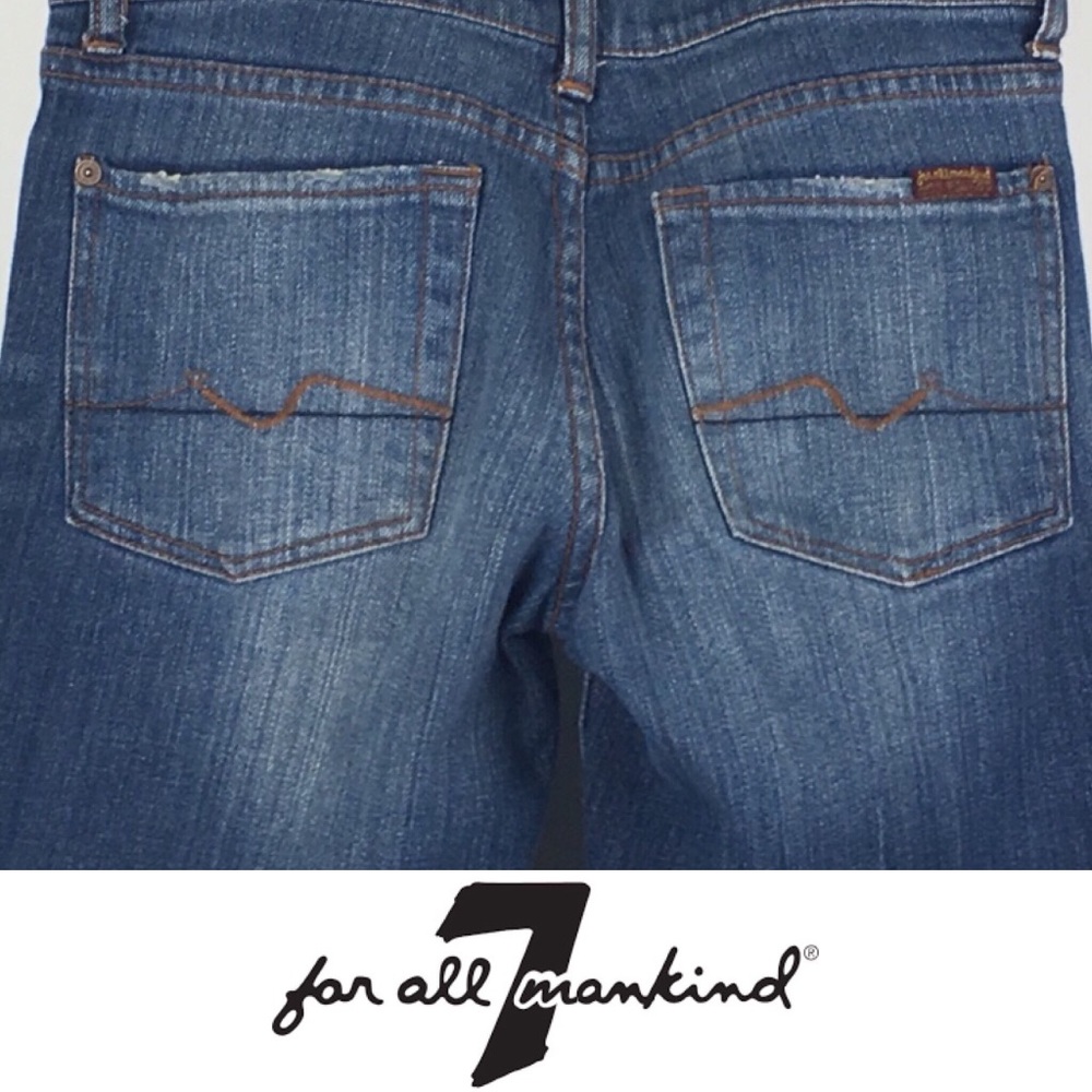Seven 7 For All Mankind Denim Jeans Bootcut Sz 27